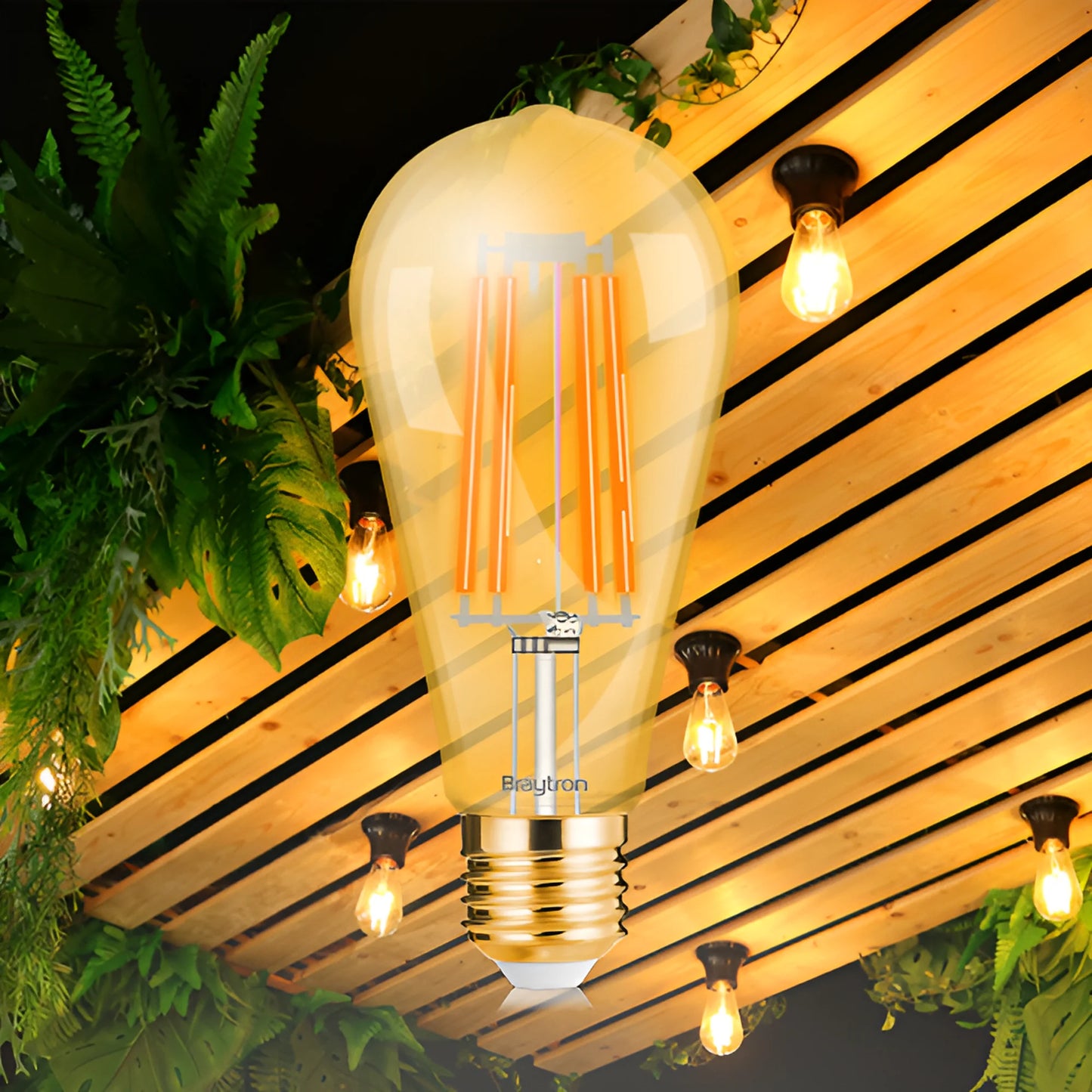 Braytron Advance 6W E27 St64 Dimabilna 2200K Led Sijalica