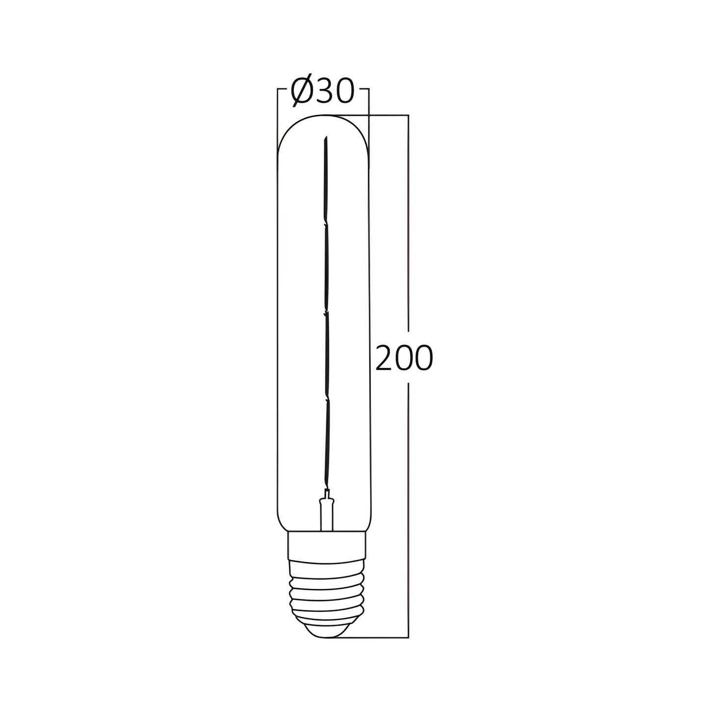 Braytron Advance 6W E27 T30 Dimabilna 2200K Led Sijalica