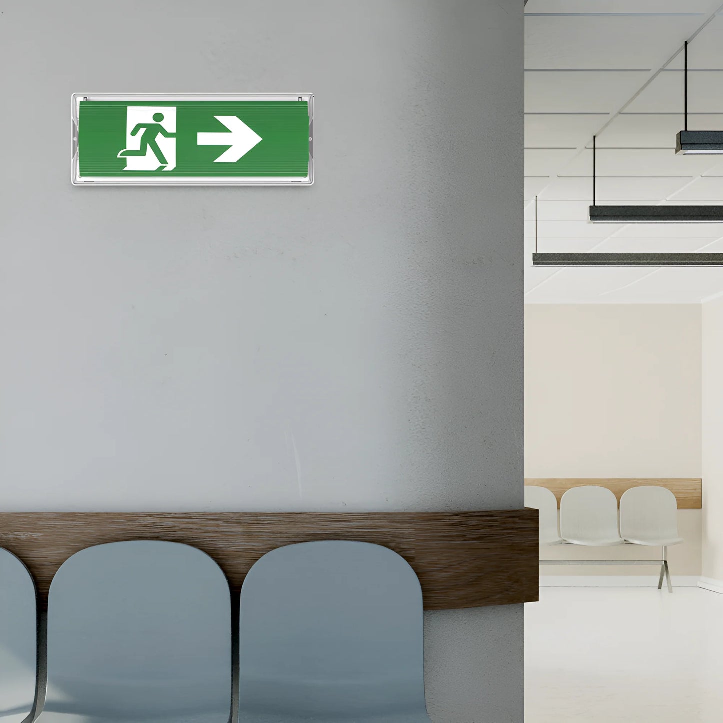 Braytron Exit Led 5W Dual Ip65 Bijela Panik Svjetiljka