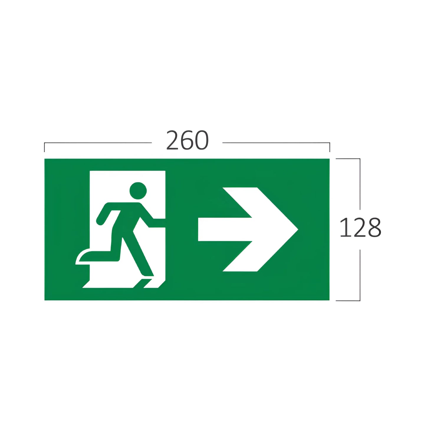 Braytron Exit Znak Levo/Desno Pvc