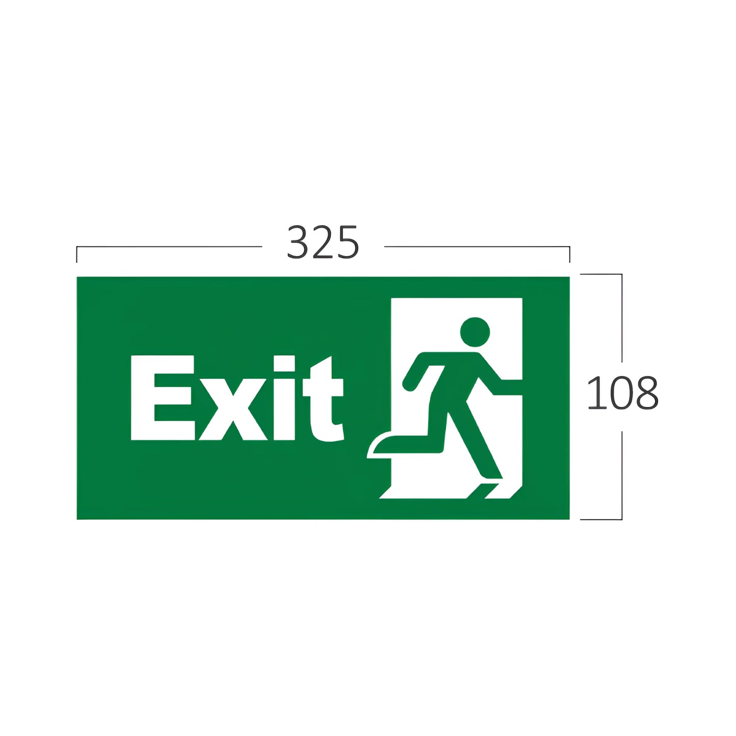 Braytron Exit Sing Izlaz Vrata Naljepnica