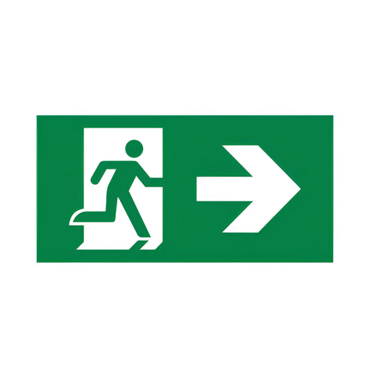 Braytron Exit Znak Desno Naljepnica