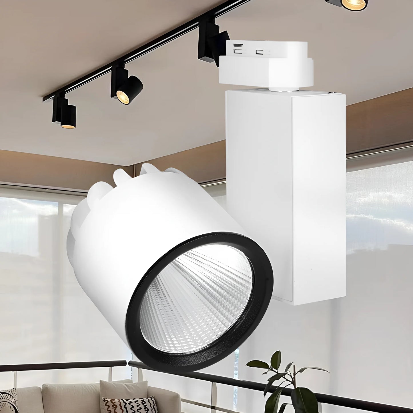 Braytron Pd 40W Cob Bijeli 3000K Monofazni Šinski Reflektor
