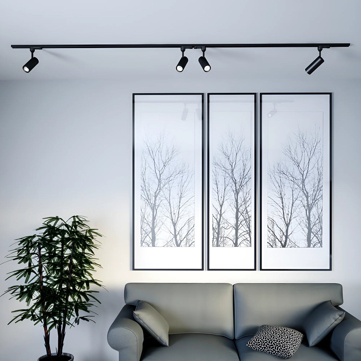 Braytron A15 15W Cob Crni 3000K Monofazni Led Šinska Svjetiljka