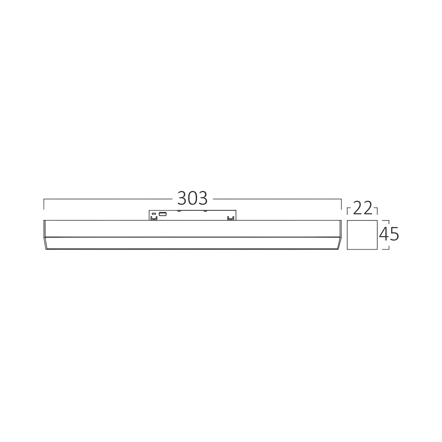Braytron M20 Lnr300 10W 48Vdc 3U1 Crna Mag.Linearna Svjetiljka