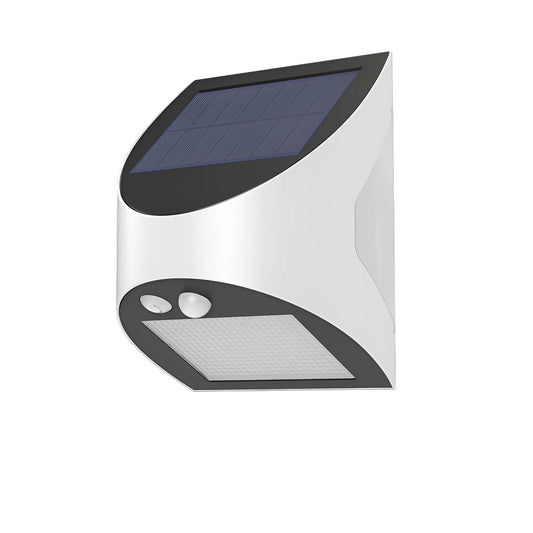 Braytron Solaris W1 Bijela 3W 6500K Ip54 Solar.Zid.SvjetiljkaSa Senzorom