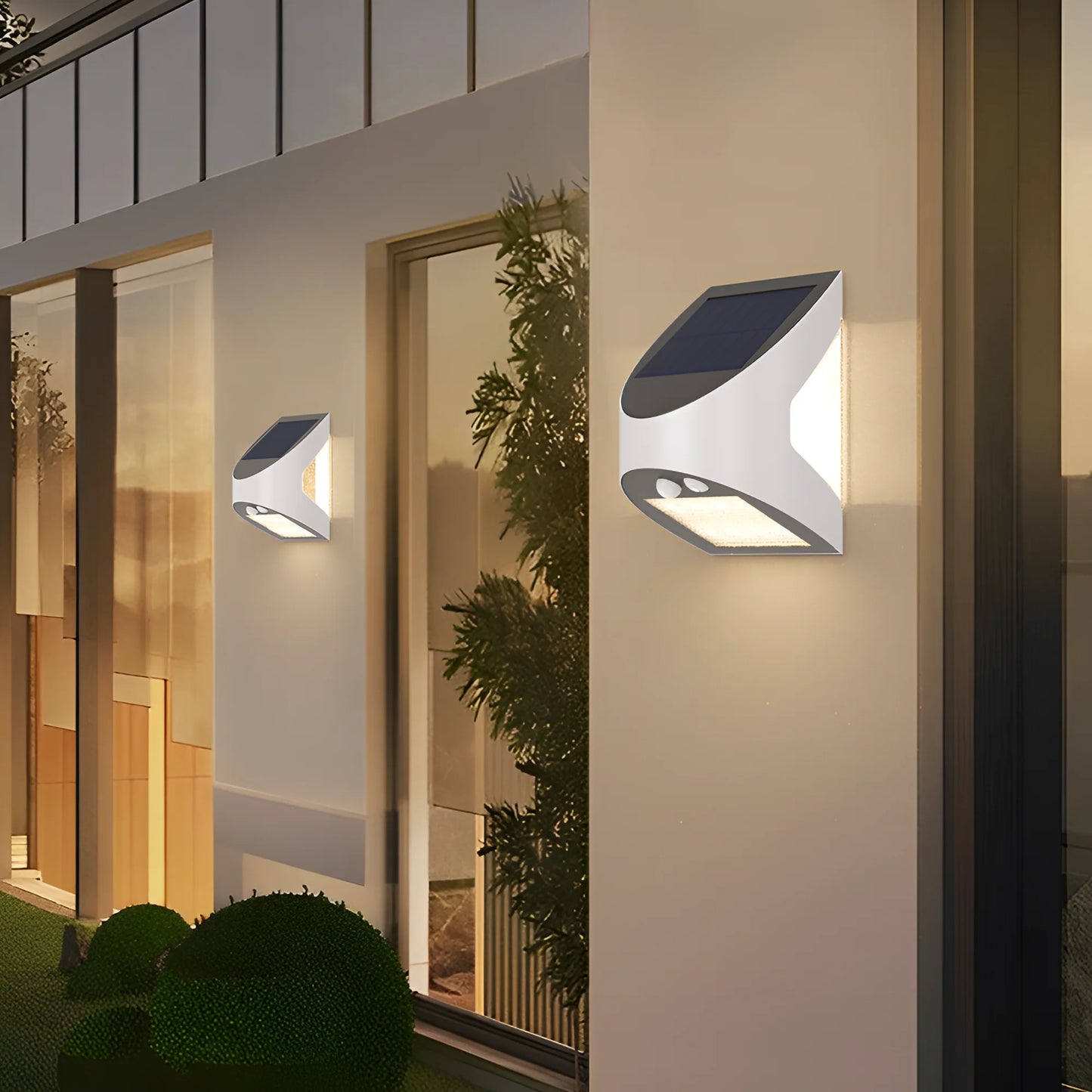 Braytron Solaris W1 Bijela 3W 6500K Ip54 Solar.Zid.SvjetiljkaSa Senzorom