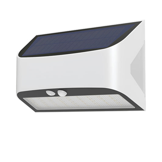 Braytron Solaris W1 Bijela 6W 6500K Ip54 Solar.Zid.SvjetiljkaSa Senzorom