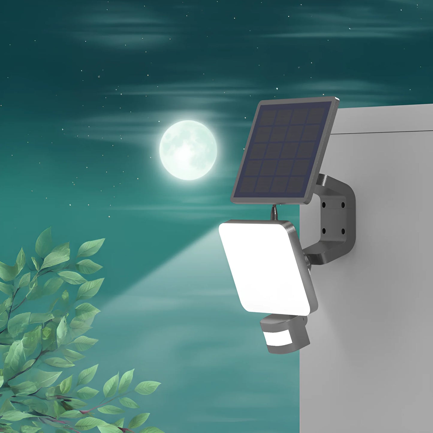 Braytron Solaris W2 Crna 15W 3In1 Ip54 Solar Senzor Led Svjetiljka