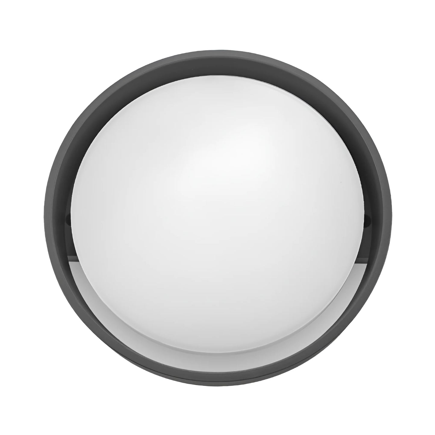 Braytron D Okrugla Siva 12W 3000K Ip65 Zidna Vrtna Svjetiljka