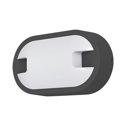 Braytron D Elipsa Siva 15W 3000K Ip65 Zidna Vrtna Svjetiljka
