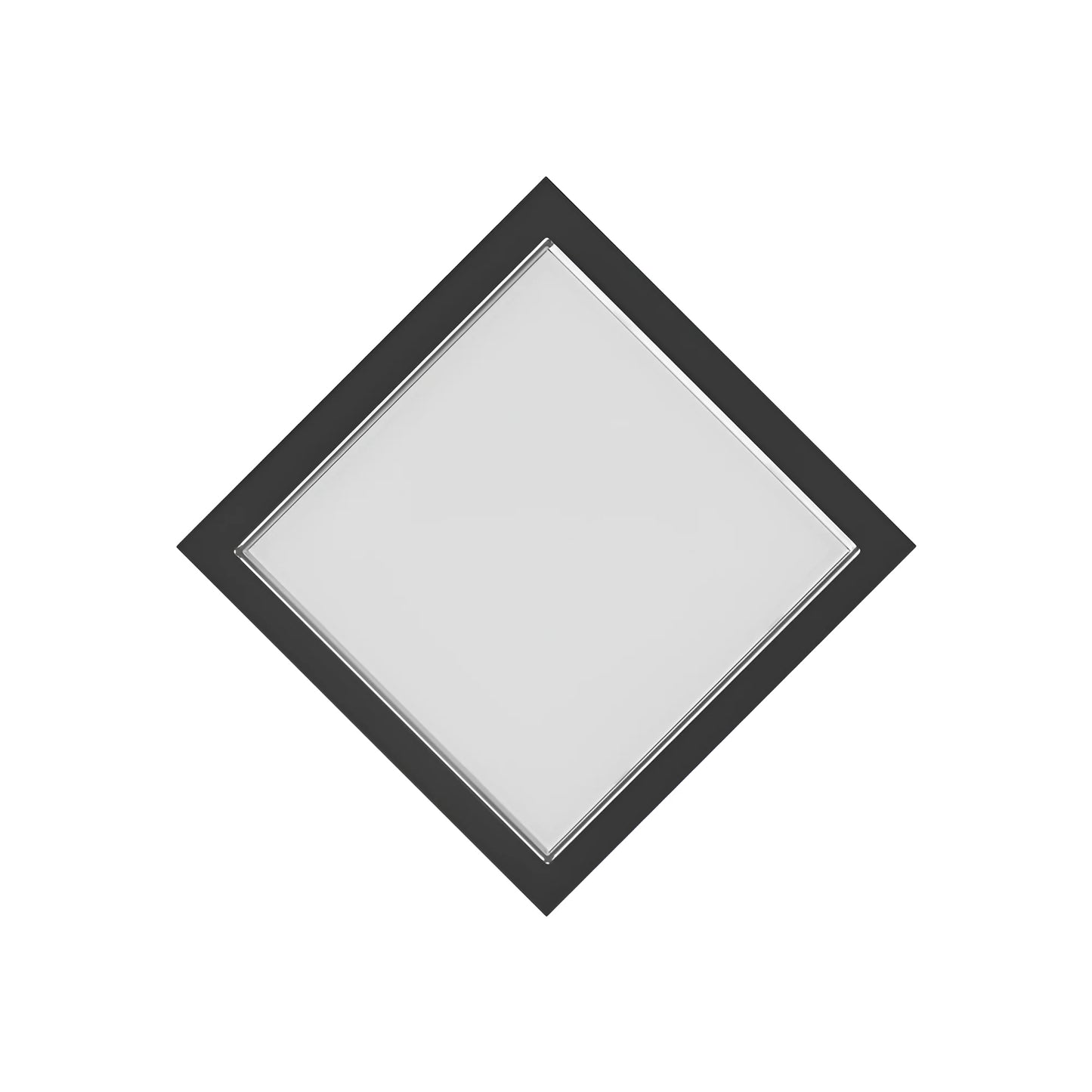 Bry-G2-Square-Black-15W-3000K-Ip65-Wall Garden Light