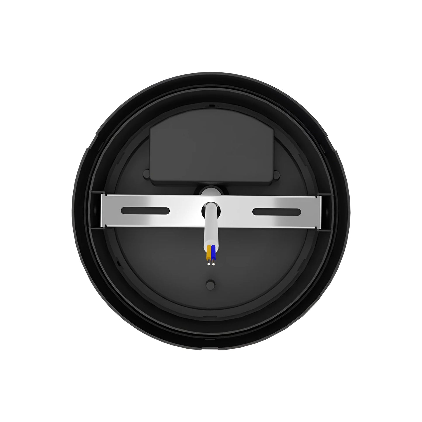 Bry-G1-Round-Black-15W-3000K-Ip65-Wall Garden Lamp