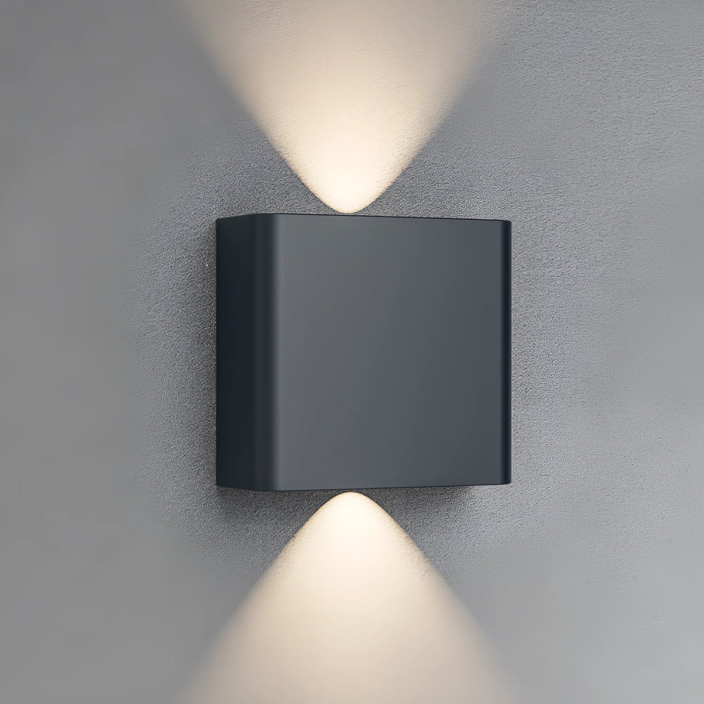 Braytron Vector B Wl Siva 2X1W 3U1 Ip65 Zidna Vrtna Svjetiljka