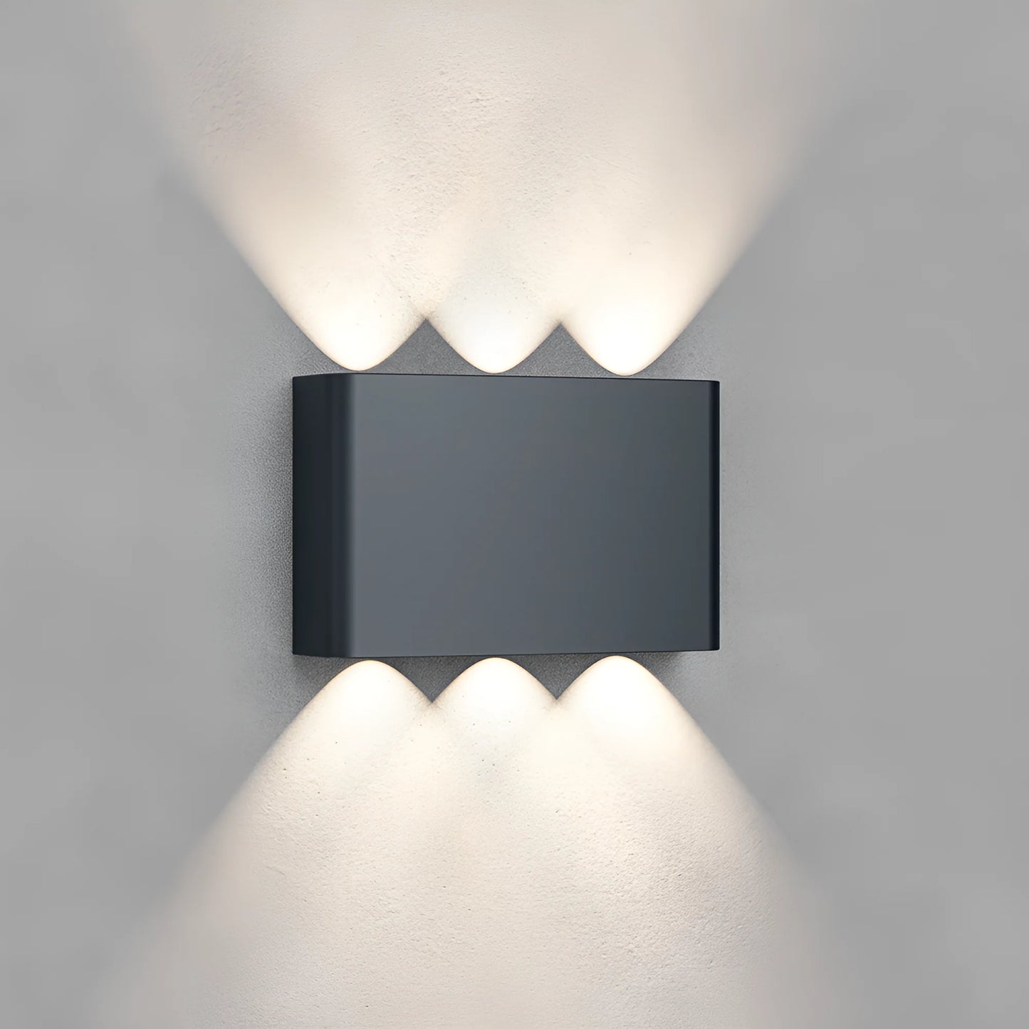 Braytron Vector B Wl Siva 6X1W 3U1 Ip65 Zidna Svjetiljka