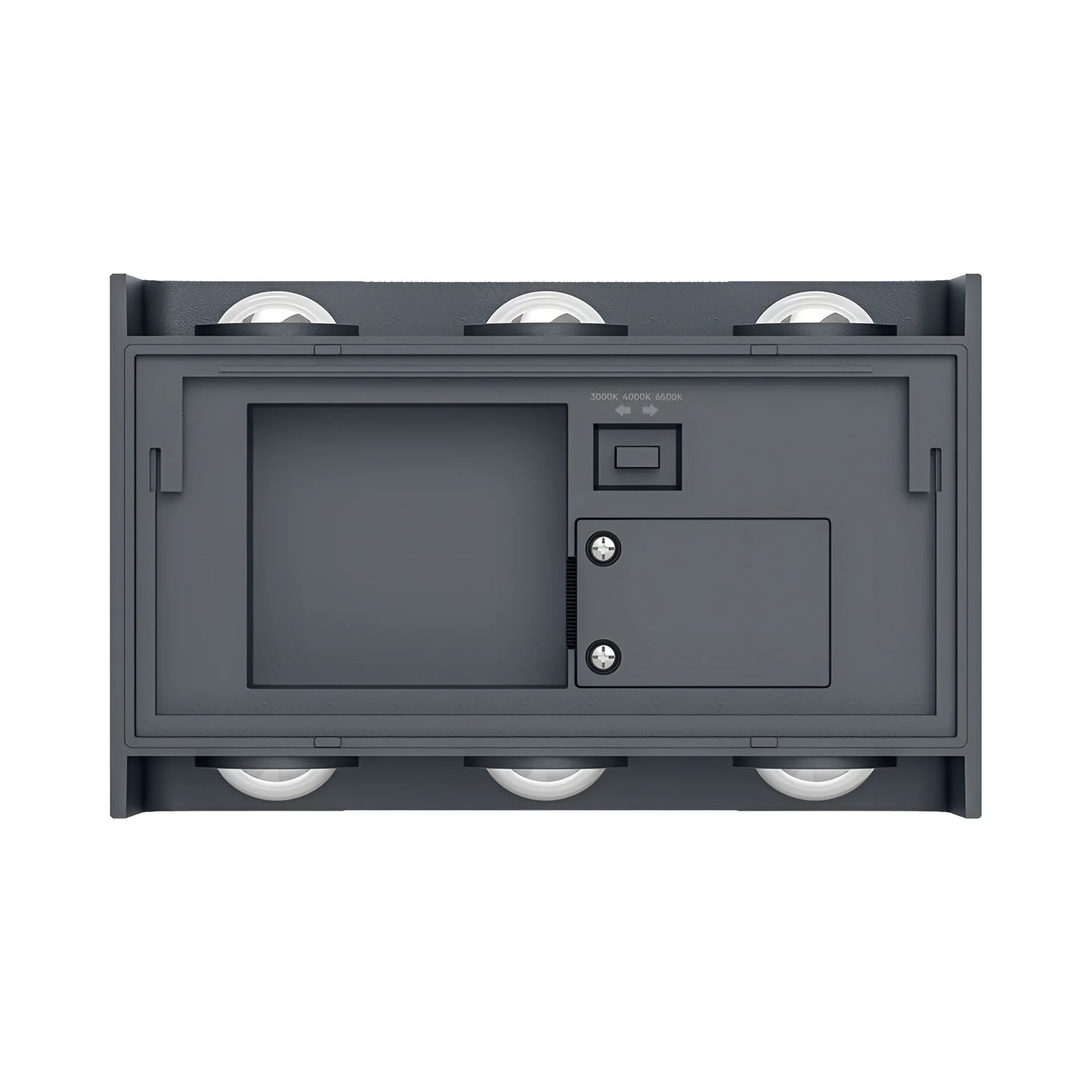 Braytron Vector B Wl Siva 6X1W 3U1 Ip65 Zidna Svjetiljka