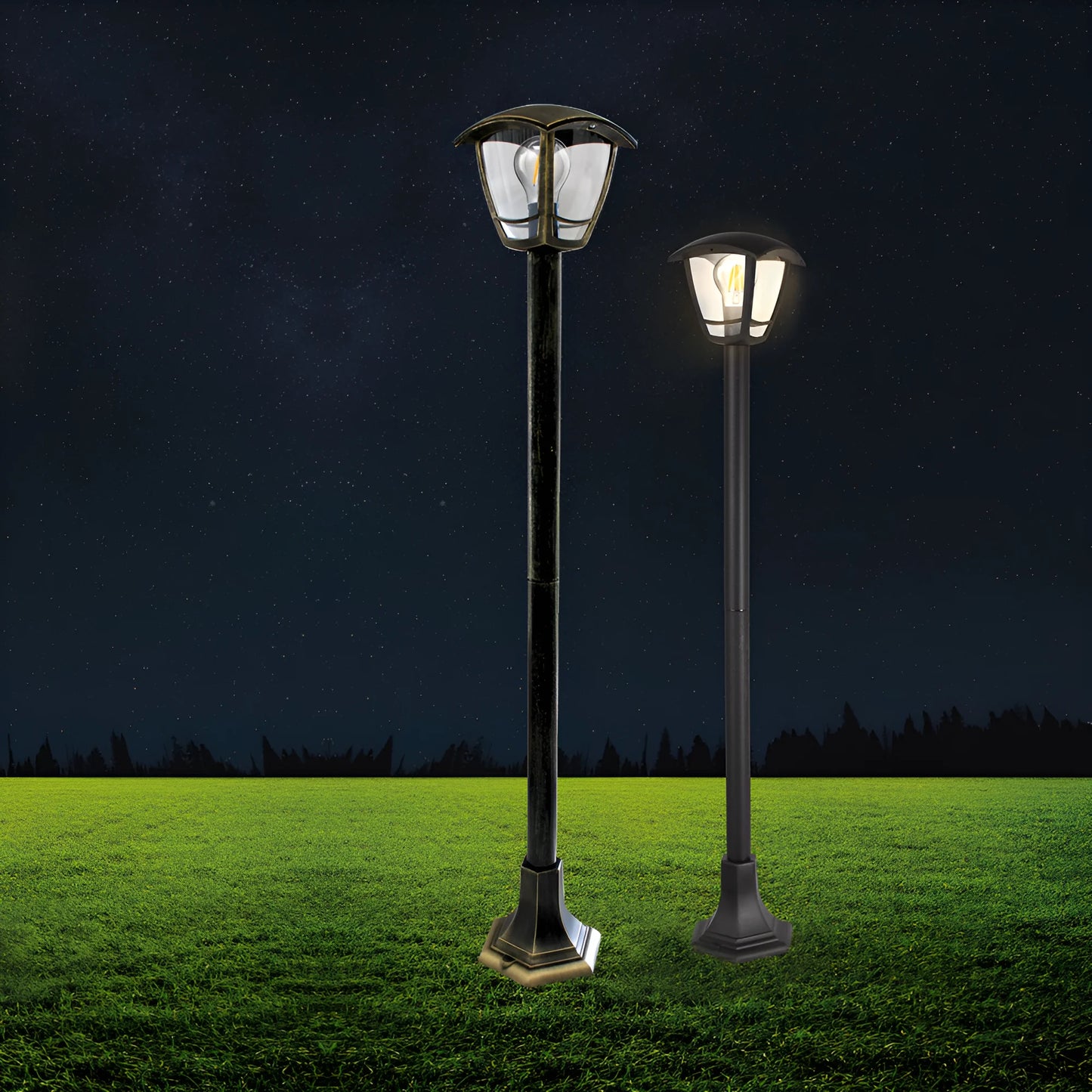 Braytron Berlin_Wl.P 1100mm Bronza E27 Ip44 Vrtni Led Stub