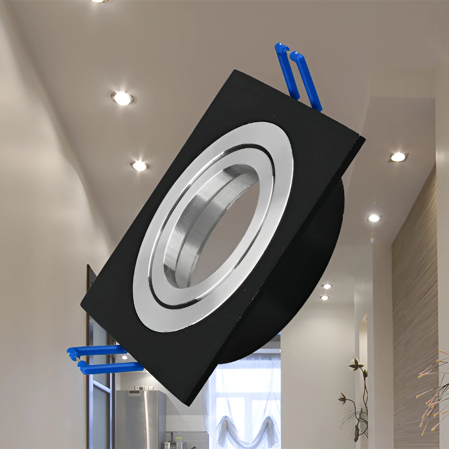 Braytron Spotti S Kvadratna 1D Crna Plafonski Nosac Sijalice