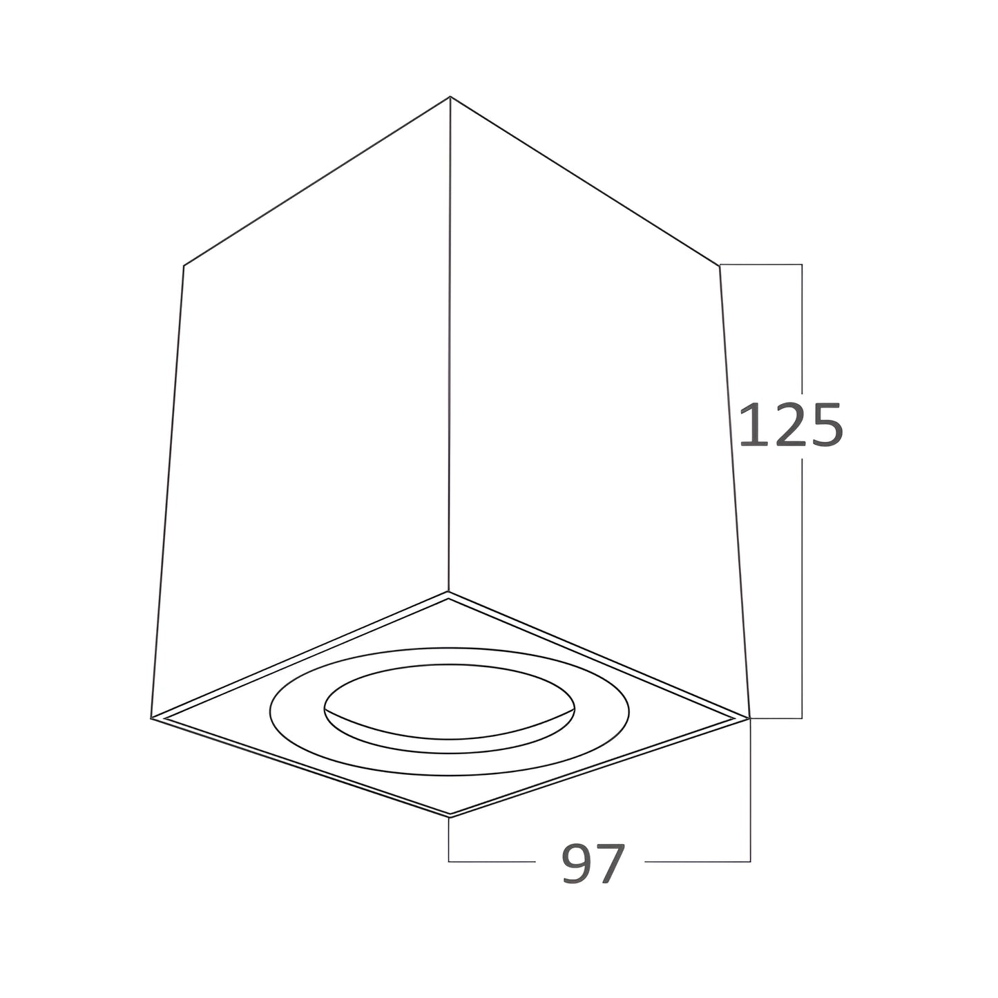 Bry-Gama-9412-Square-White-Gu10-Rosette