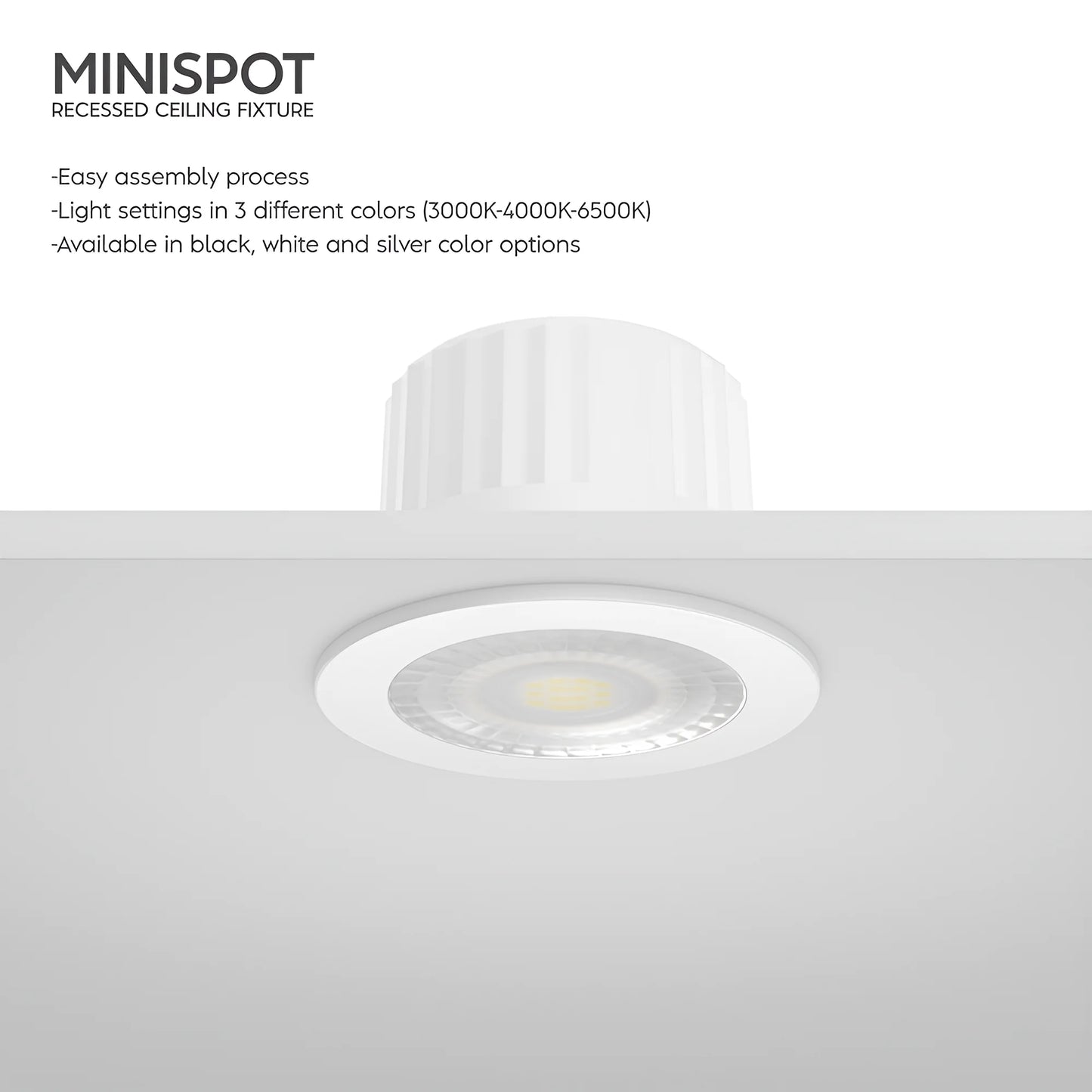 Braytron A 3W 38D 3C 3In1 Ip54 Led Minispot Svjetiljka