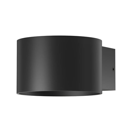 Braytron Avva Wl01 8W Okrugla Crna 3000K Led Zidna Svjetiljka