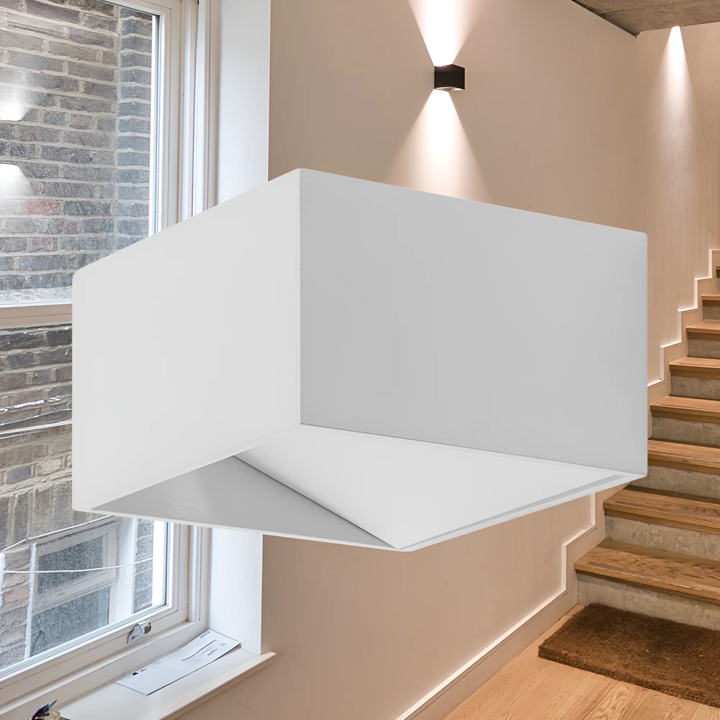 Braytron Avva Wl02 8W Kvadratna Bijelat 3000K Led Zidna Svjetiljka