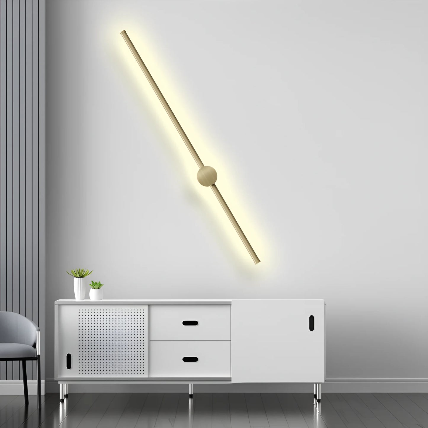 Braytron Tiny Wl800 16W Zlatna 3000K Zidna Lampa