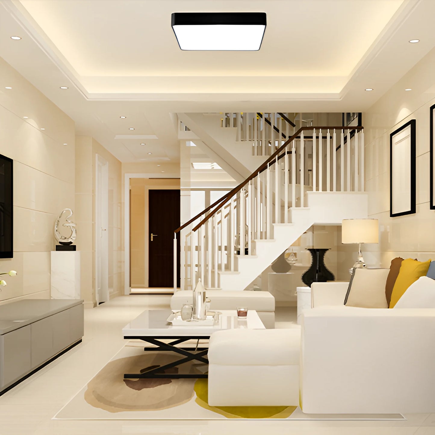 Braytron Blade Ss Kvadratna Crna 45W 3U1 Led Plafonjera