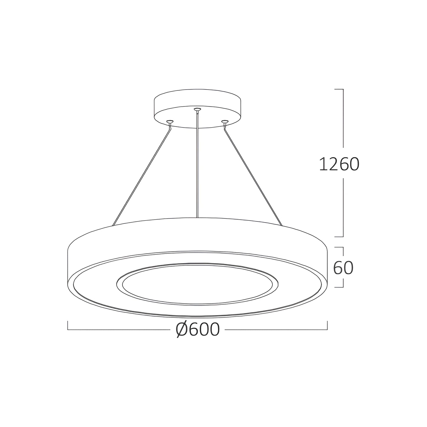 Braytron Blade Pd Okrugla Crna 45W 3U1 Led Visilica
