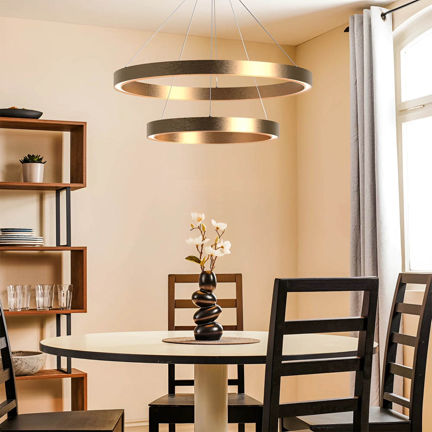 Braytron Lina Pd 2540 Okrugla Zlatna 65W 3U1 Led Visilica
