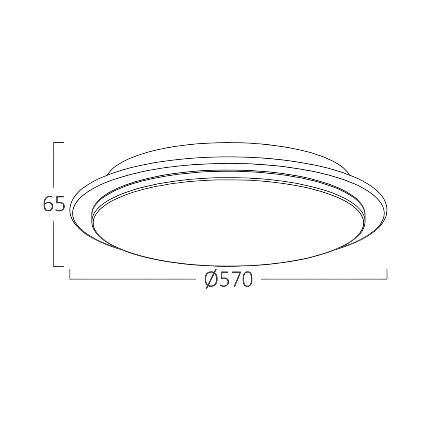 Braytron Jade Srd Okrugla 44W 3U1 Led Plafonjera