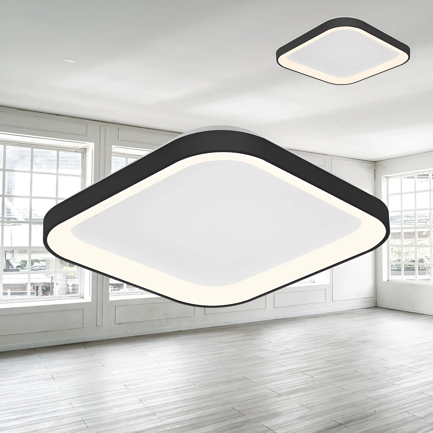 Braytron Bella Sls Sr Kvadratna Crna 36W 3U1 Ip20 Led Plafonjera