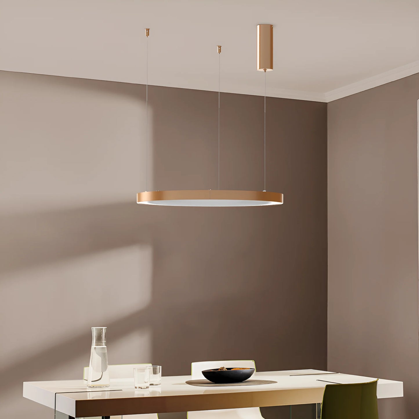 Braytron Bella Slp Pd Okrugla Zlatna 36W 3In1 Ip20 Led Led Visilica