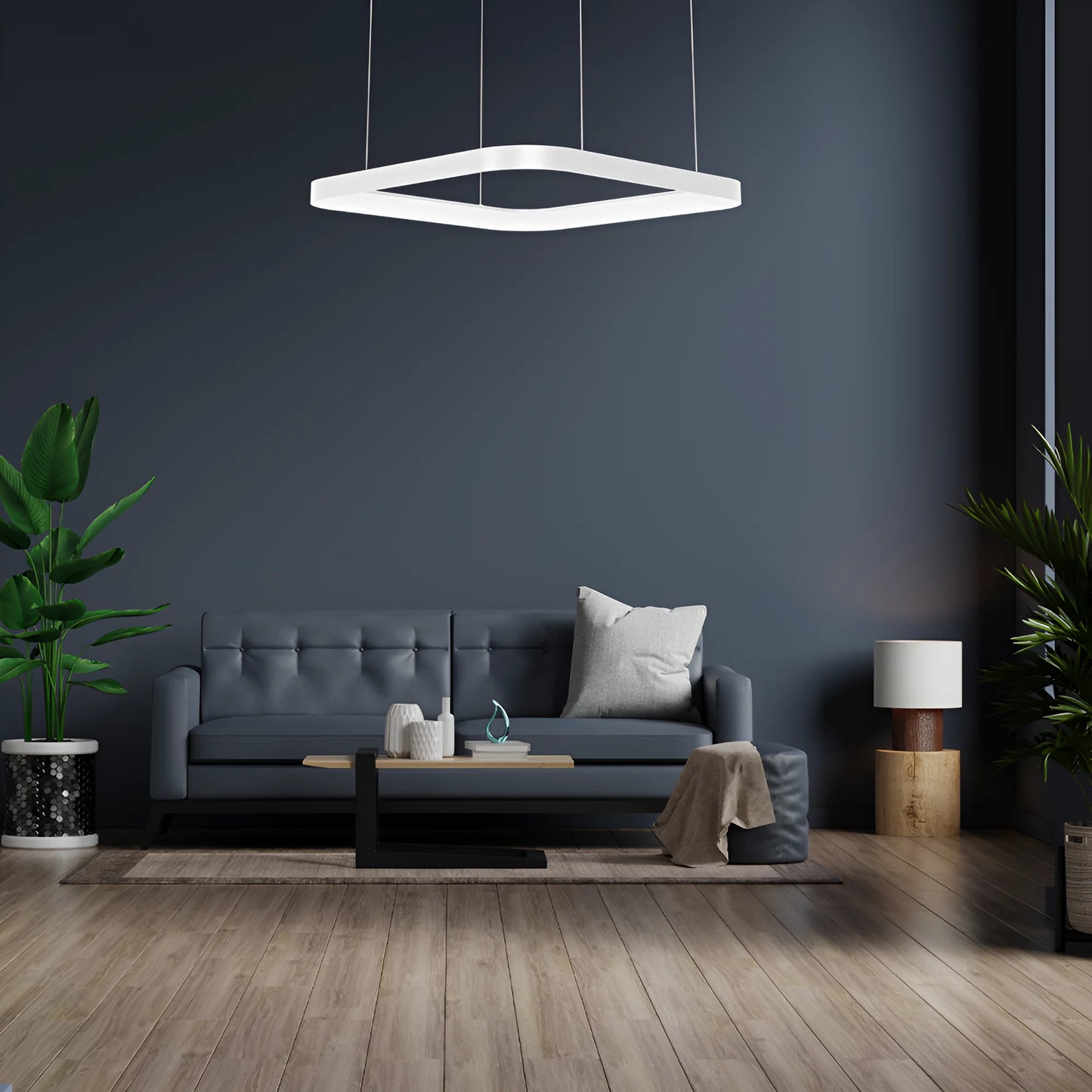 Braytron Bella Slp Pd Kvadratna Bijela 36W 3U1 Ip20 Led Visilica