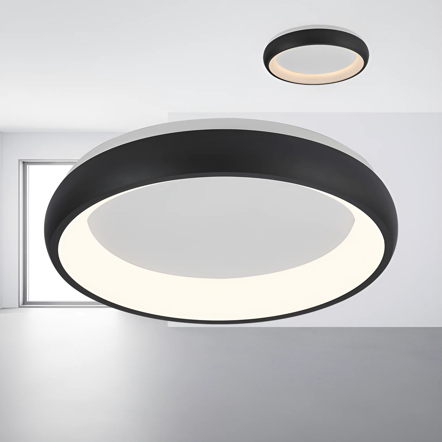 Braytron Bella Mls Sr Okrugla Crna 36W 3U1 Ip20 Led Plafonjera