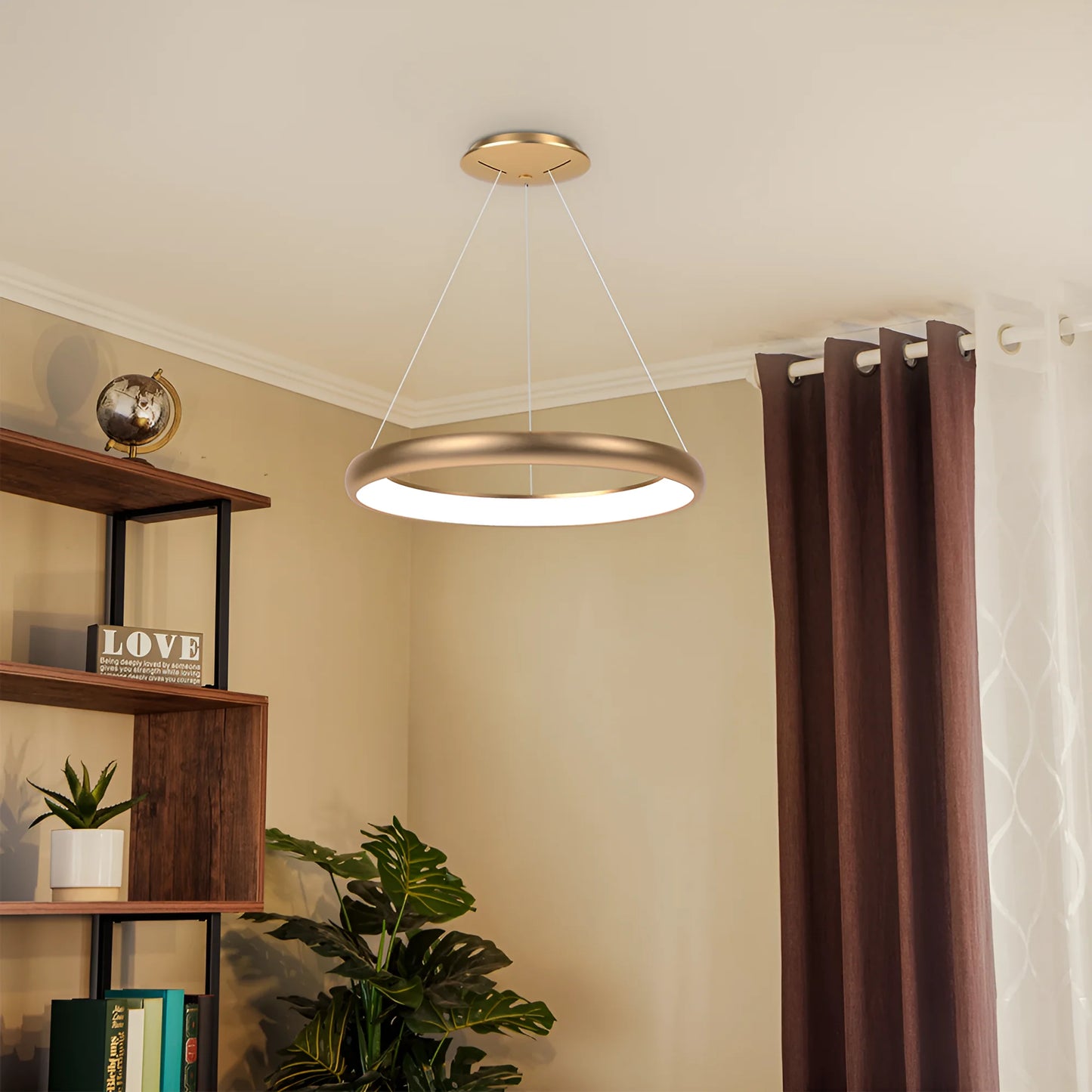 Braytron Bella Mlp Pd Okrugla Zlatna 46W 3U1 Ip20 Led Visilica