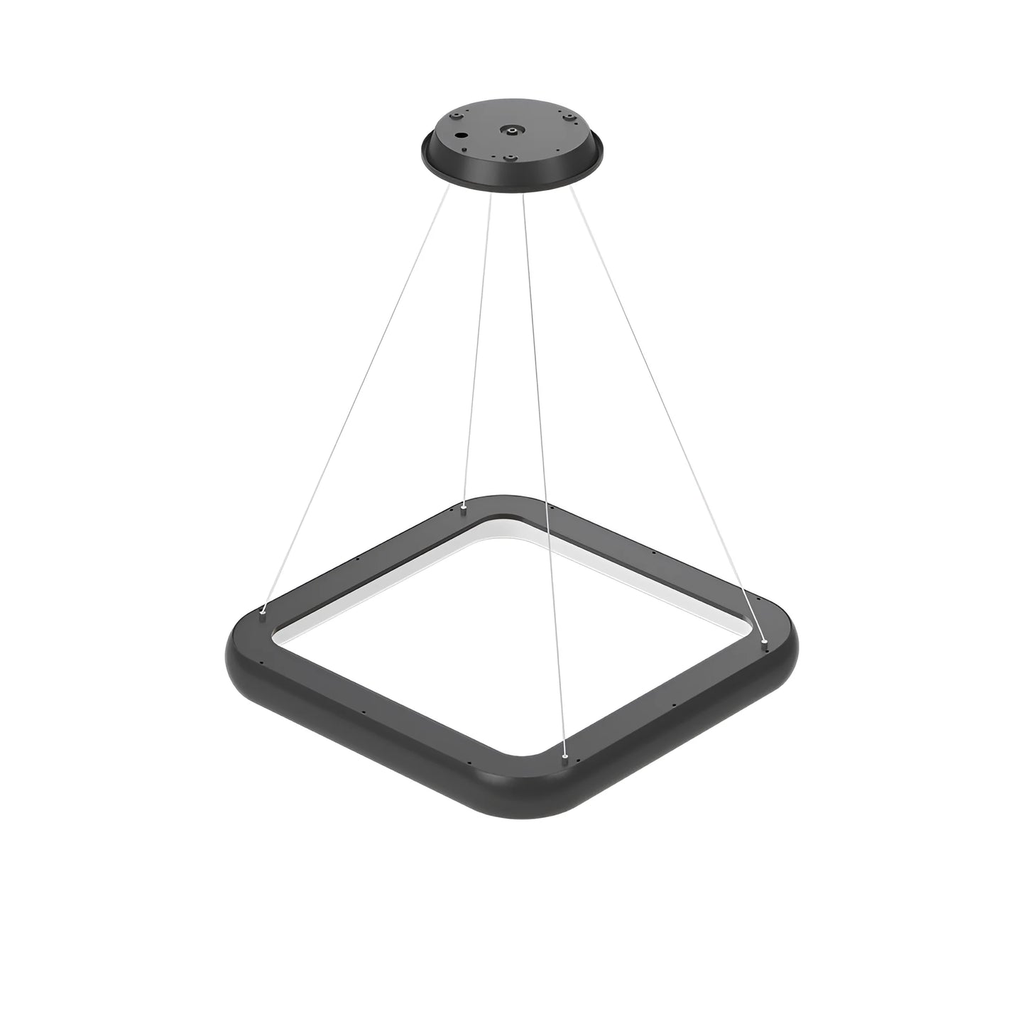 Braytron Bella Mlp Pd Kvadratna Crna 46W 3U1 Ip20 Led Visilica
