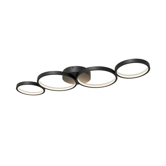 Braytron Nela Sr1 Rnd Crna 60W Sa Daljinskim Ip20 Led Plafonjera