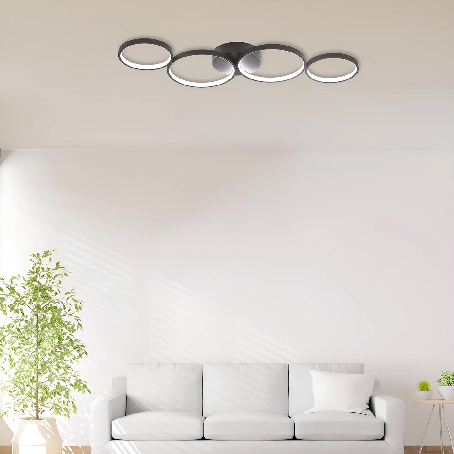 Braytron Nela Sr1 Rnd Crna 60W Sa Daljinskim Ip20 Led Plafonjera