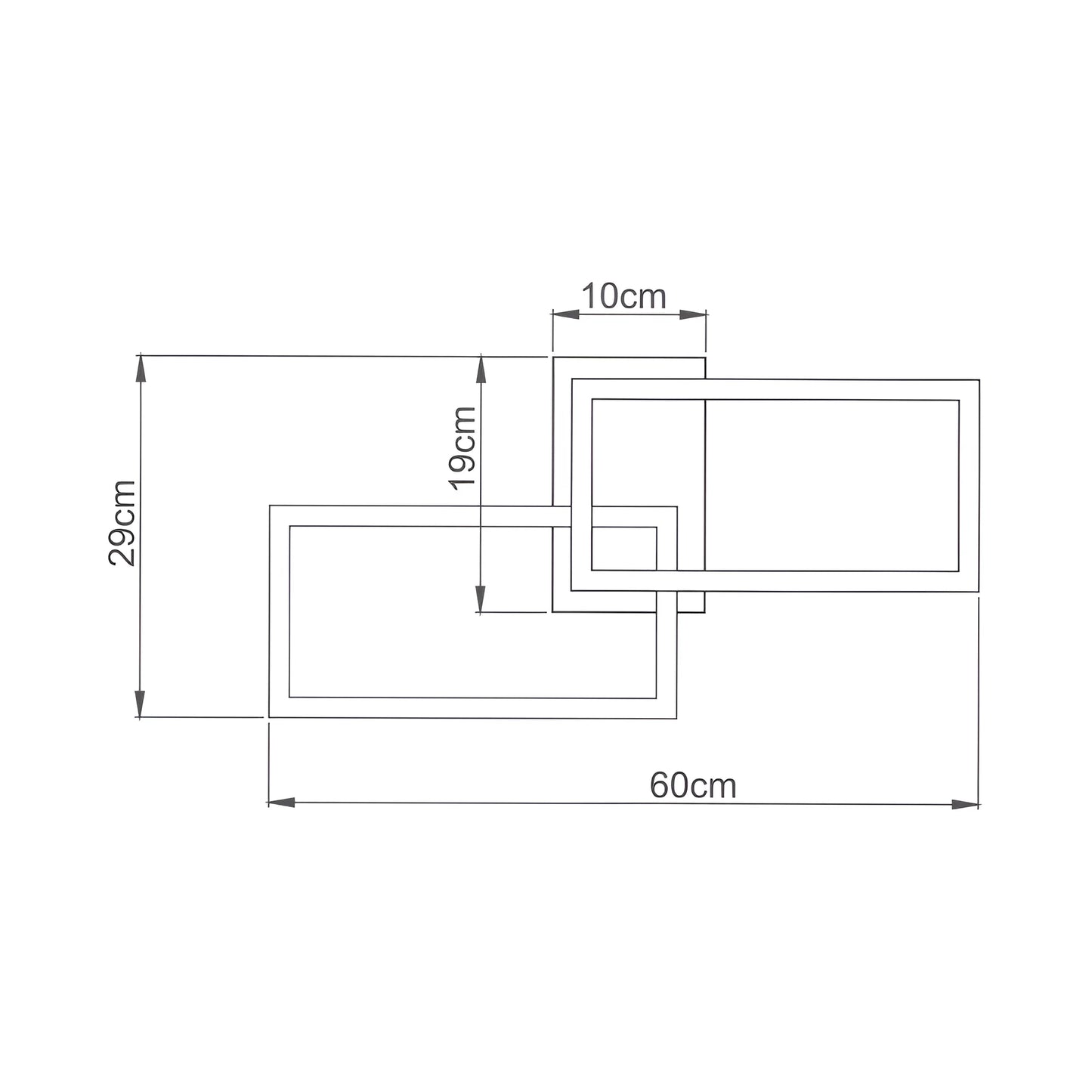 Braytron Nela Ss1 Rnd Crna 40W Remote Ip20 Led Plafonjera