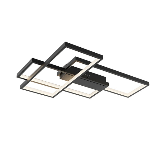 Braytron Nela Ss2 Rnd Crna 65W Sa Daljinskim Ip20 Led Plafonjera