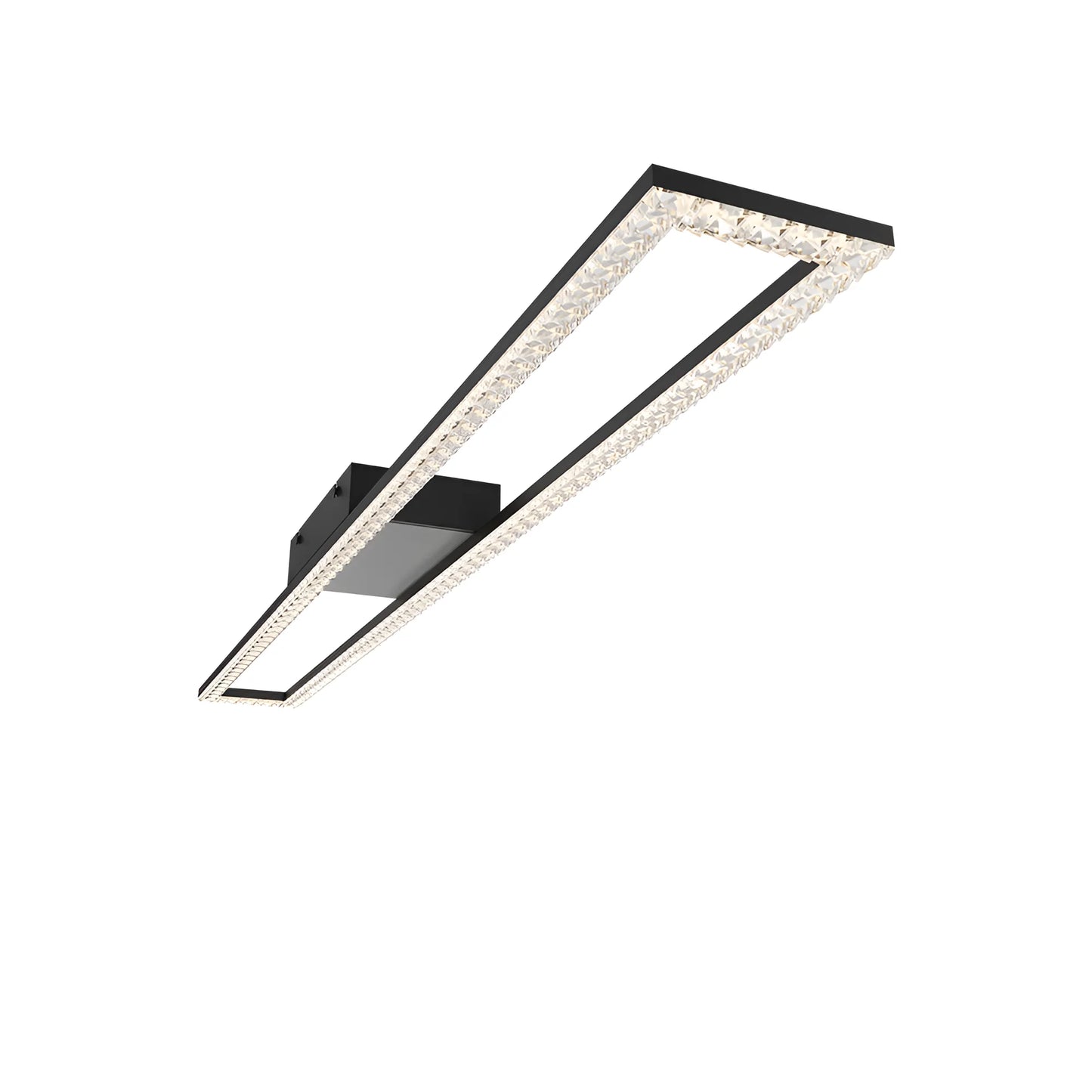 Braytron Crystal C 40W 3U1 Daljinsi Crna Led Plafonjera
