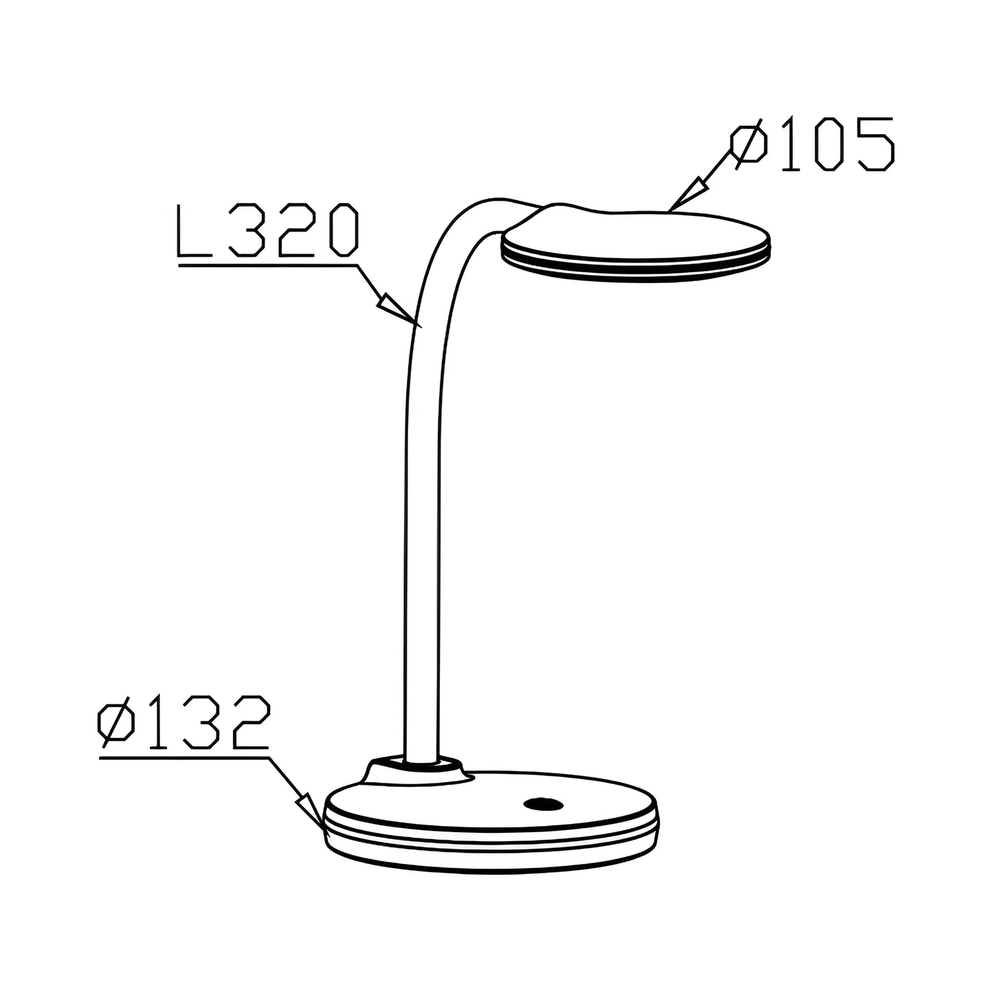 Braytron Lb124 4.5W Plava 5000K Stolna Lampa