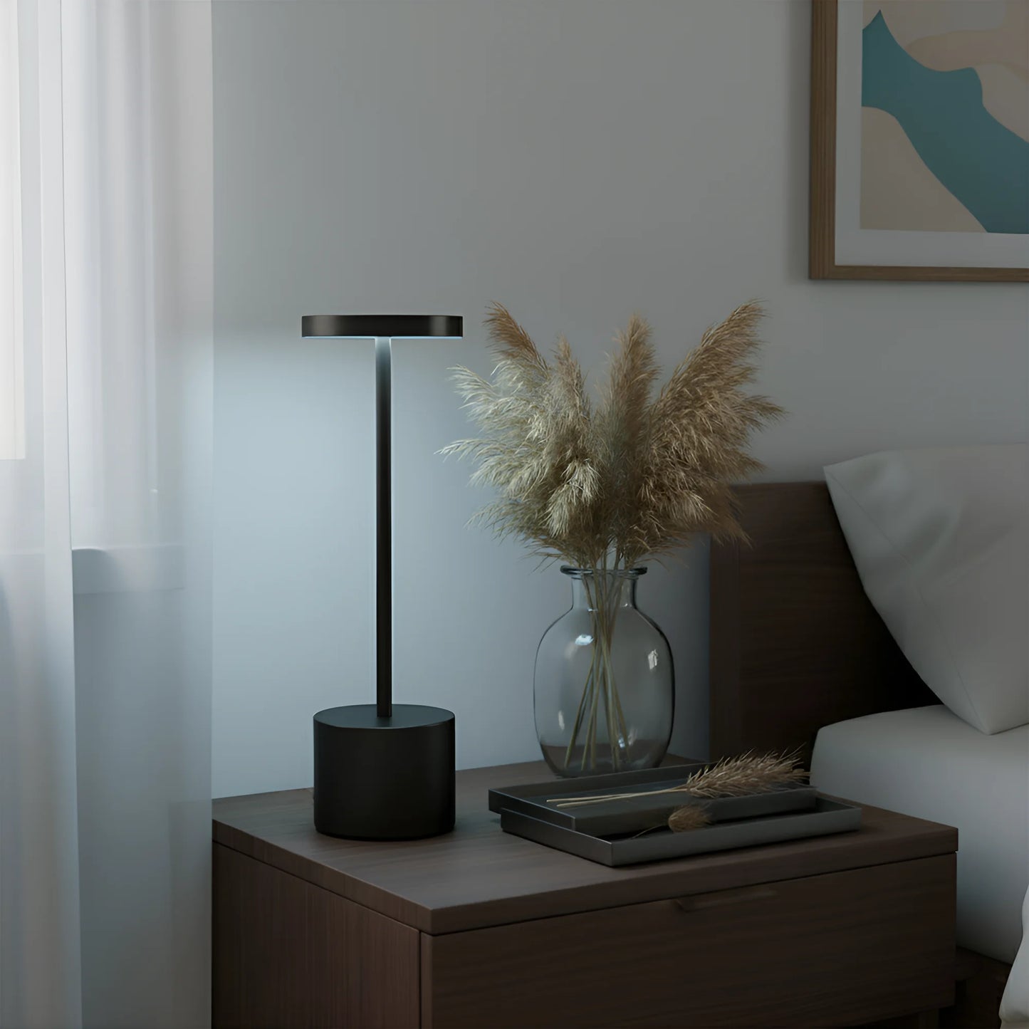 Braytron Luxe 1 Crna 3U1 Ip44 Punjiva Stolna Lampa