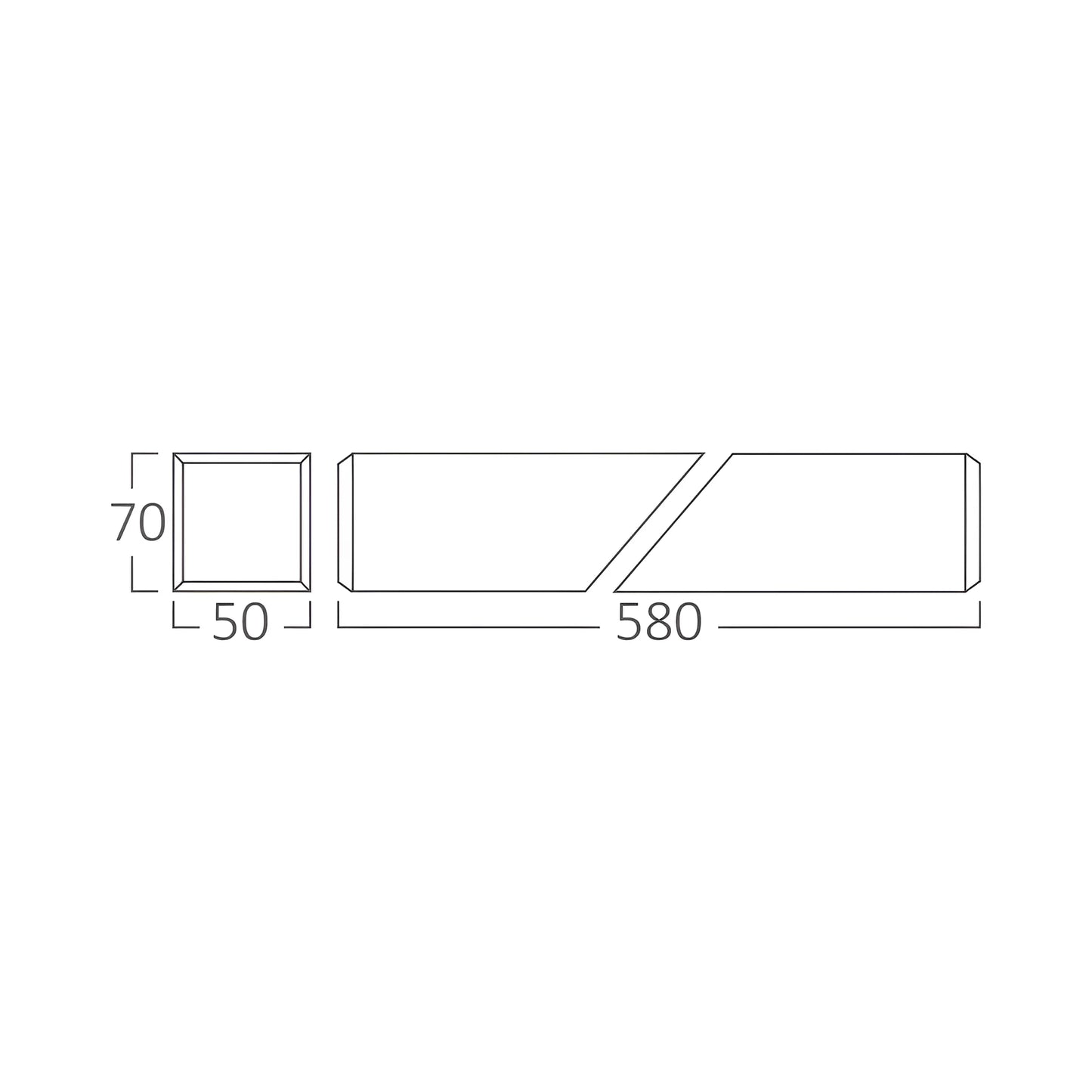 Braytron Linea 5070 0.6Mt 20W Bijela 3000K Linearna Svjetiljka