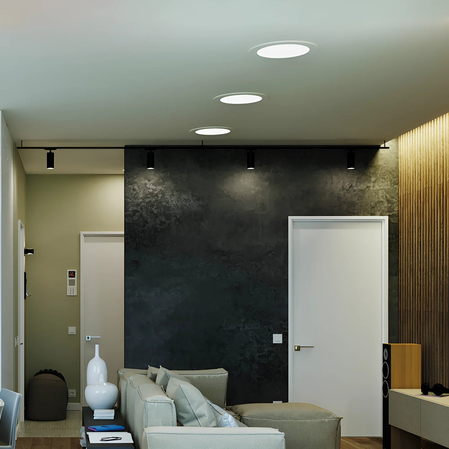 Braytron Smd Crp 9W Okrugli 4Inc Bijeli 4000K Ugradni Led Panel
