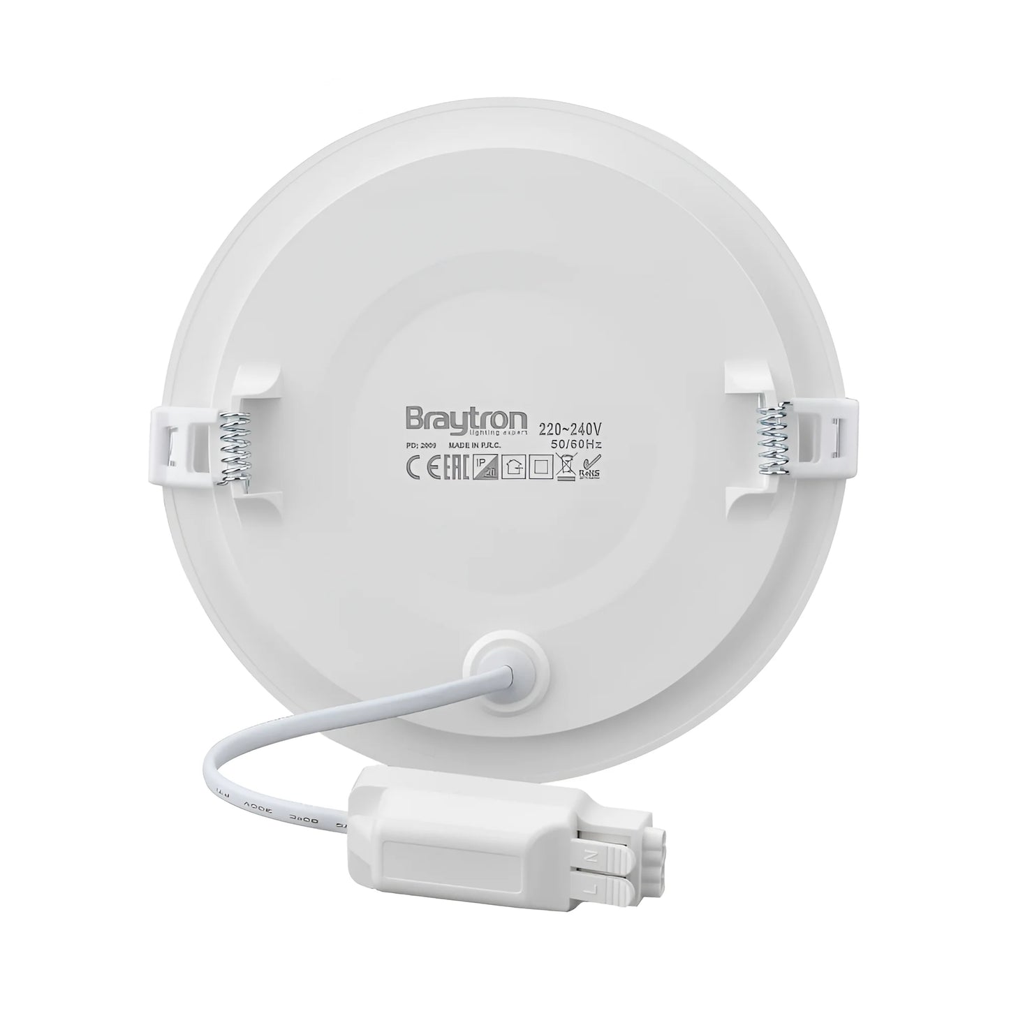 Braytron Smd Crp 3W Okrugli 3Inc Bijeli 6500K Ugradni Led Panel
