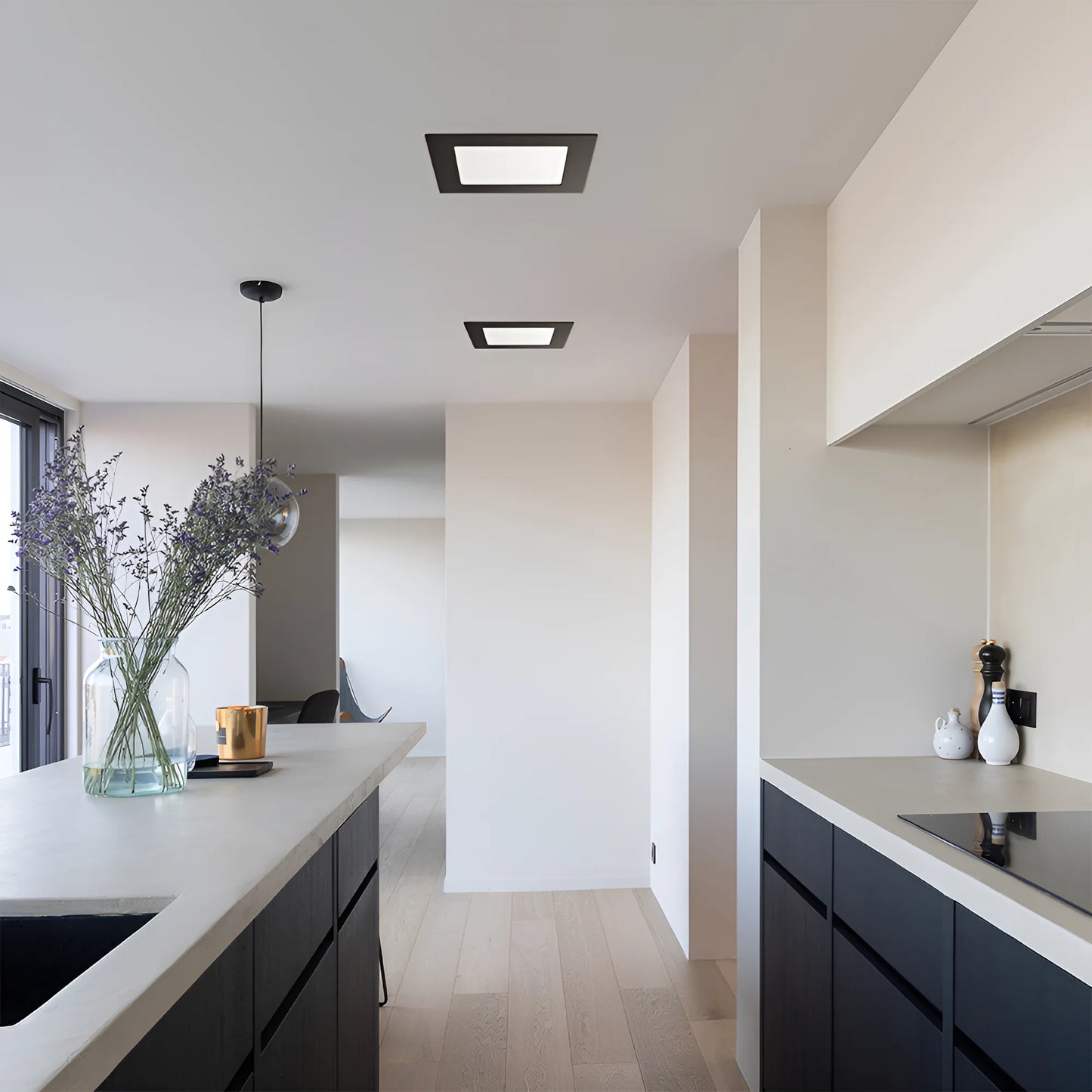 Braytron Smd Csp 4W Kocka Dimabilni 3Inc Crni 3U1 Ugradni Led Panel