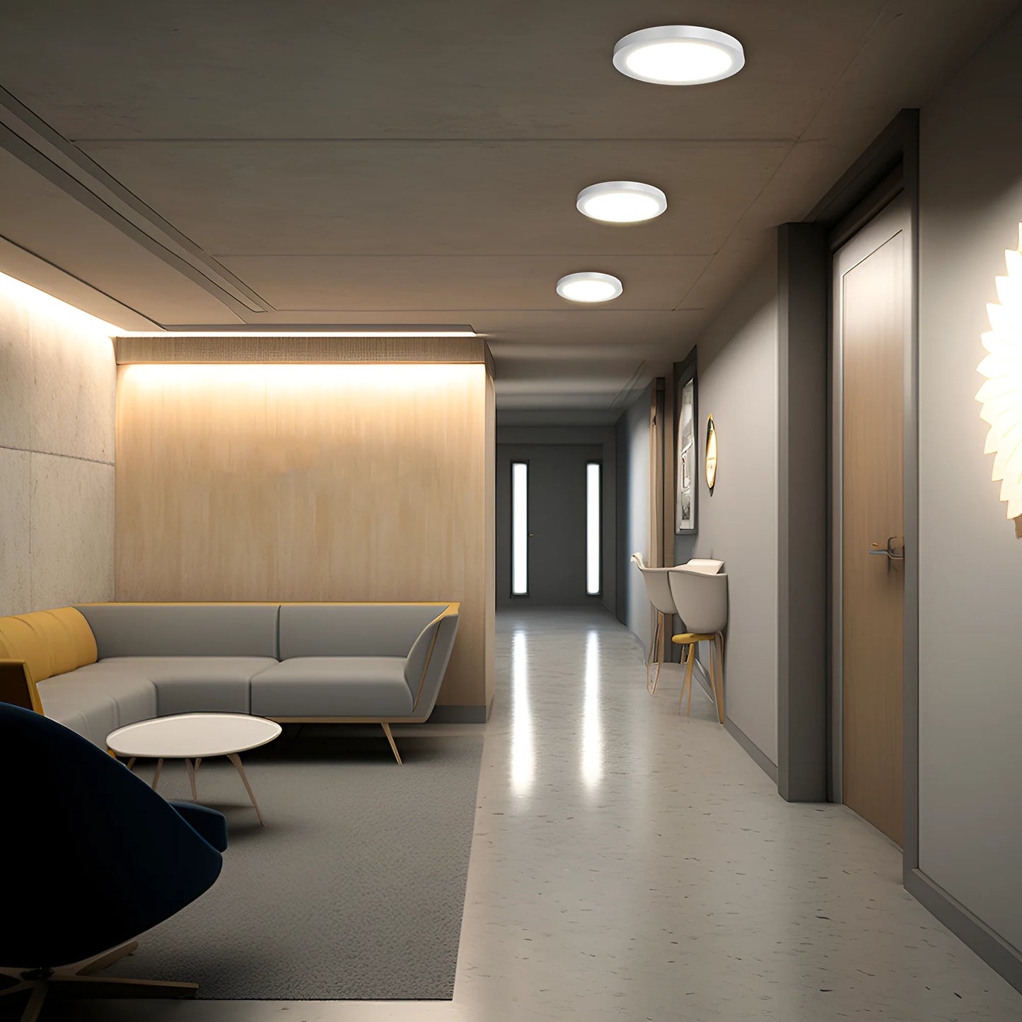 Braytron Smd Srp 18W Okrugli Bijeli 3000K Nadgradni Led Panel
