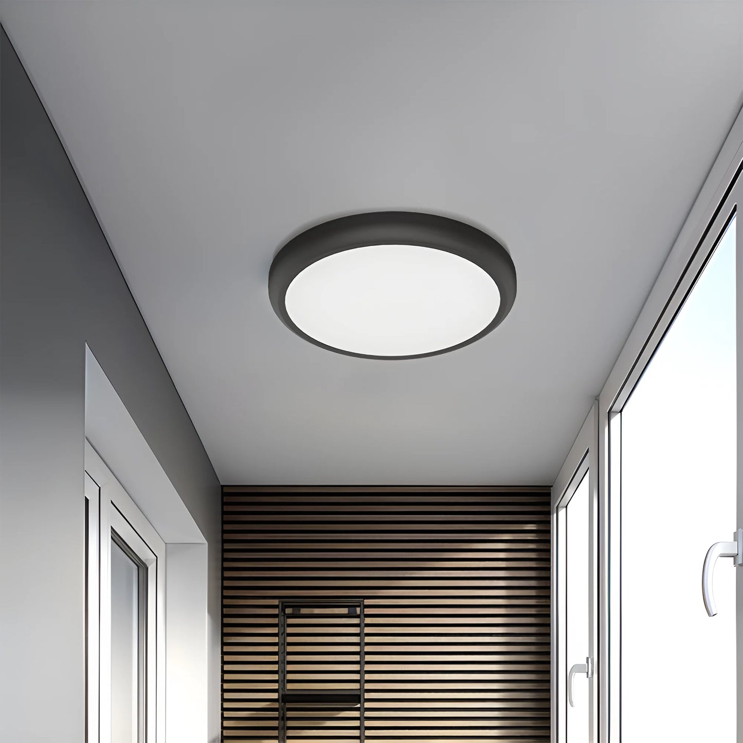 Braytron Smd Crb 20W Okrugli Crni 3U1 Nadgradni Led Panel